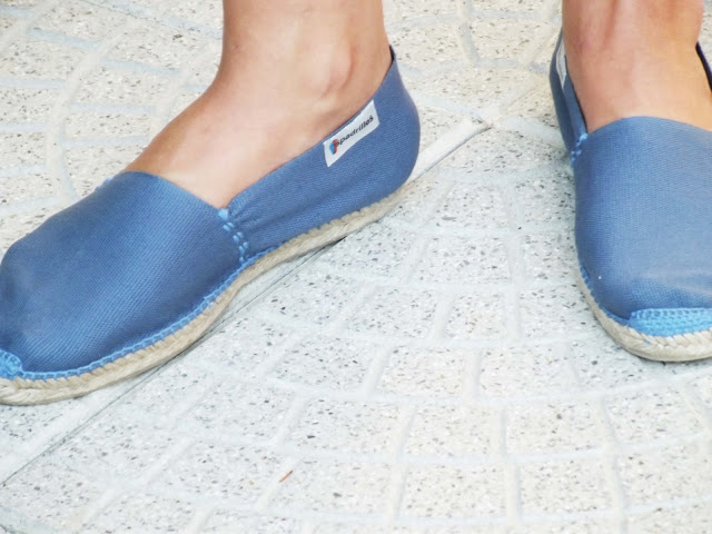 espadrillas azzurre