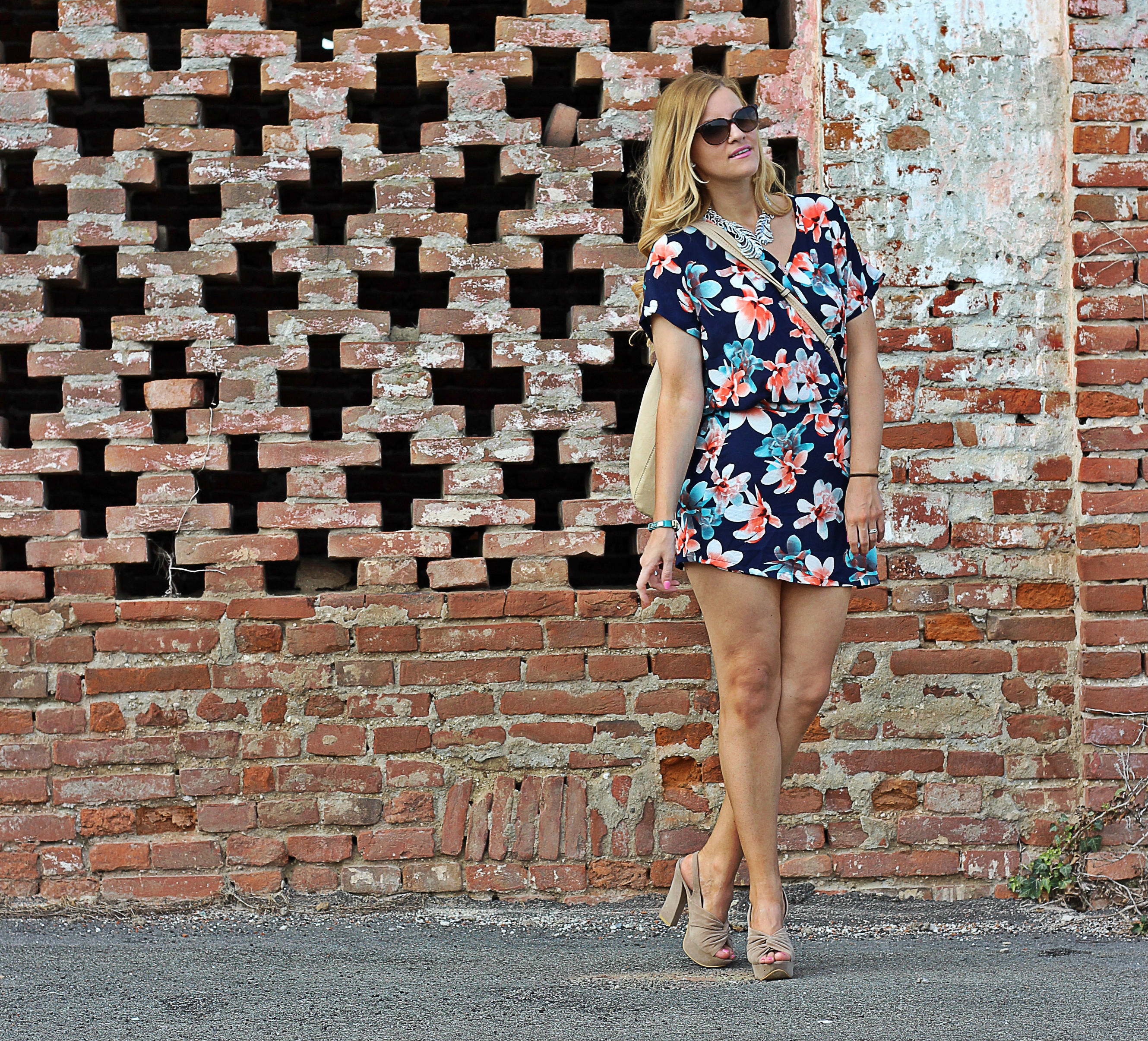 blond fashion blogger italia tuta a fiori look estate 2015