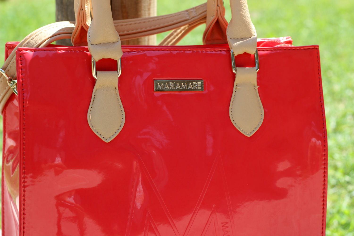 la borsa rossa Mariamare shopper