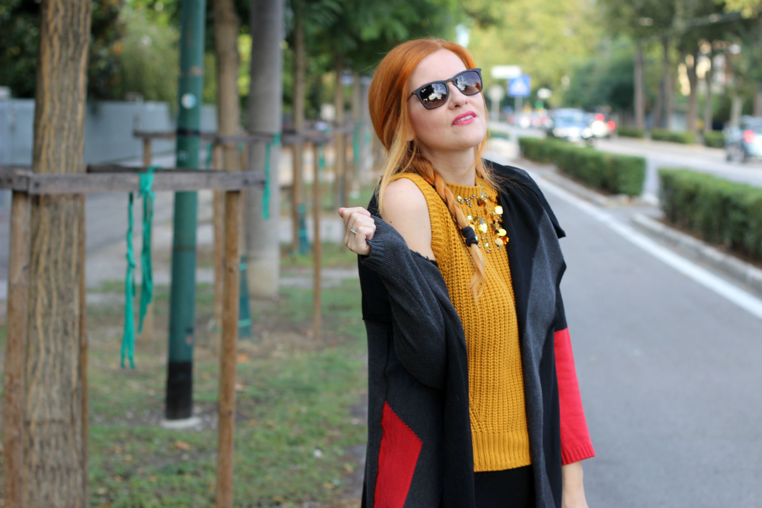elisabetta bertolini - cozy cardigan - comfy style rayban fashion blogger italiana