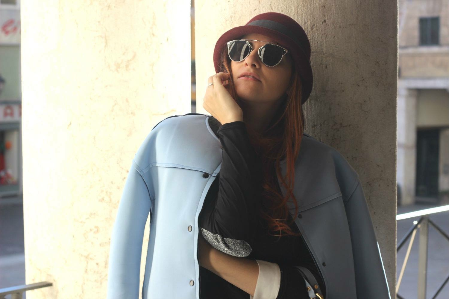 Fashion blogger Italia top in maglia con toppe shine Dior so real giarrecom