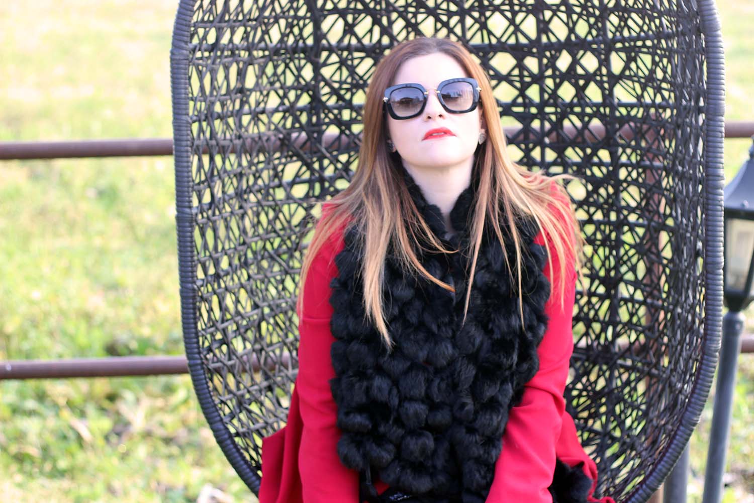 fashion blogger italiane occhiali da sole miu miu winter look
