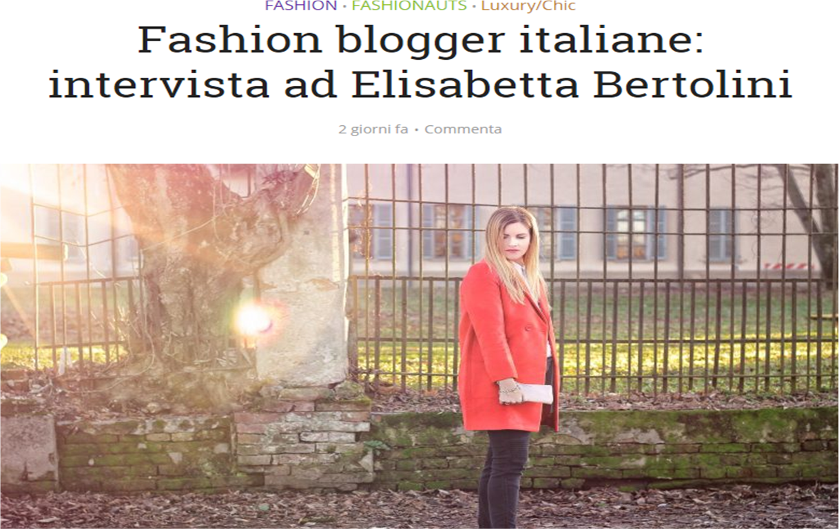fashion blogger italiane 2017  intervista fashion out