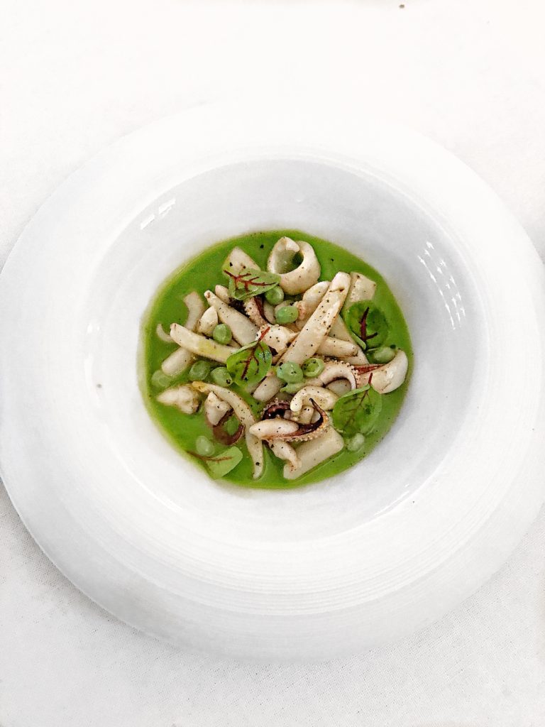 Menu Pesce cena stellata Riccardo Aiachini 