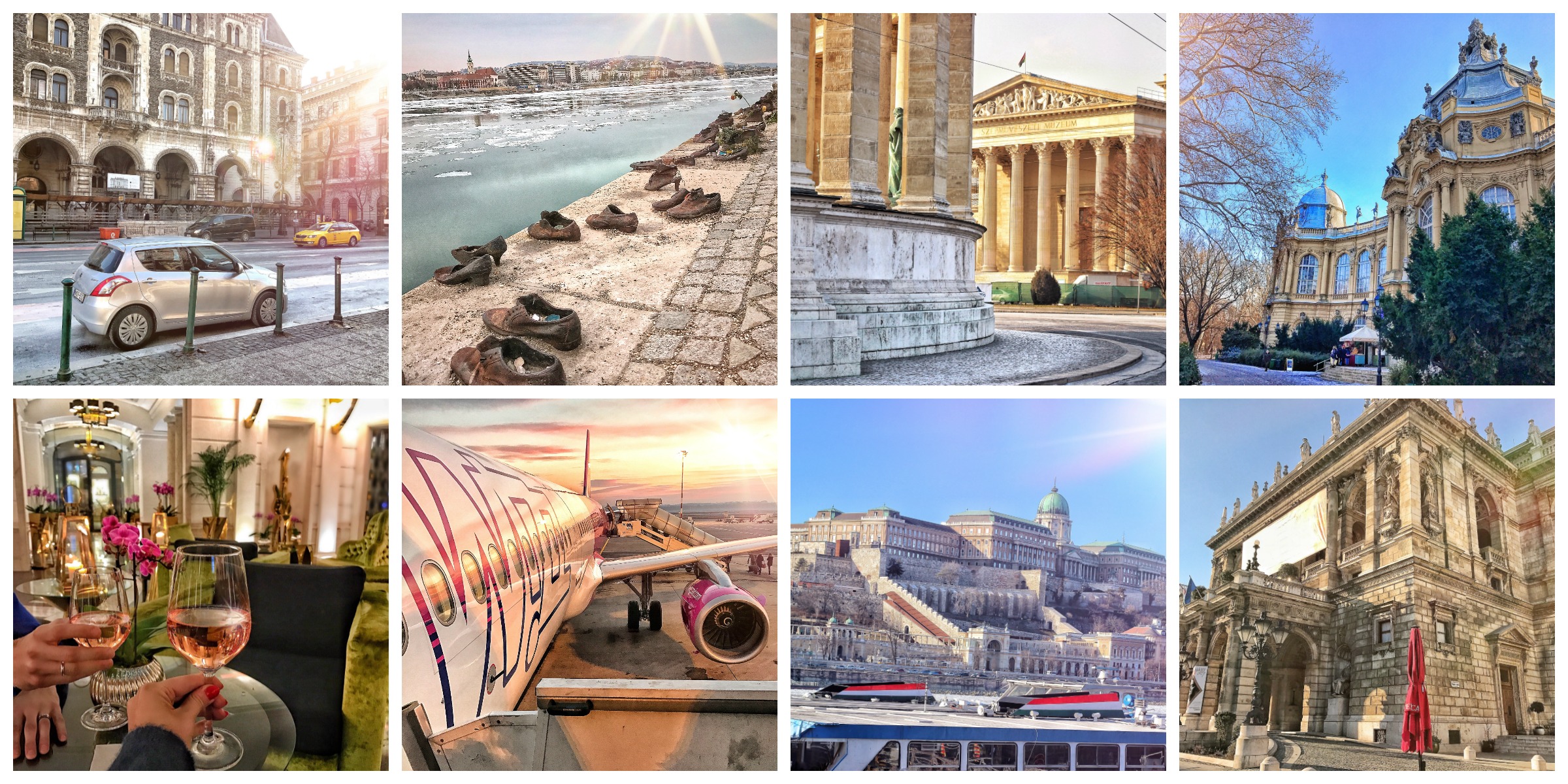 collage post viaggio budapest