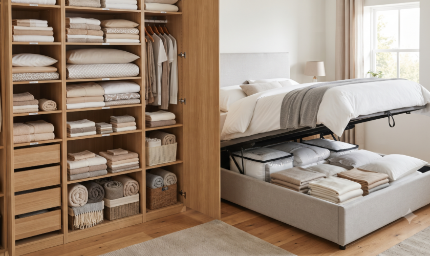 come-riordinare-biancheria-casa-letto-contenitore